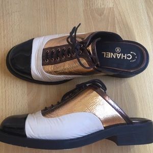 Chanel Derby Mules